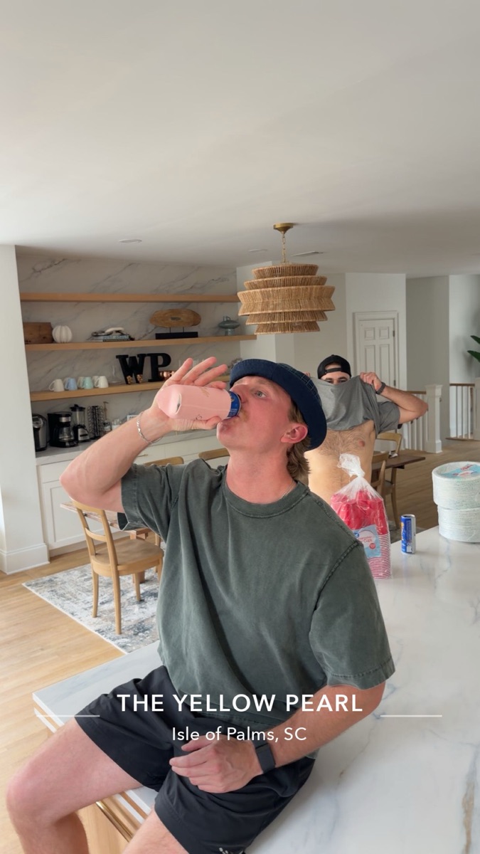 Kev's first drink